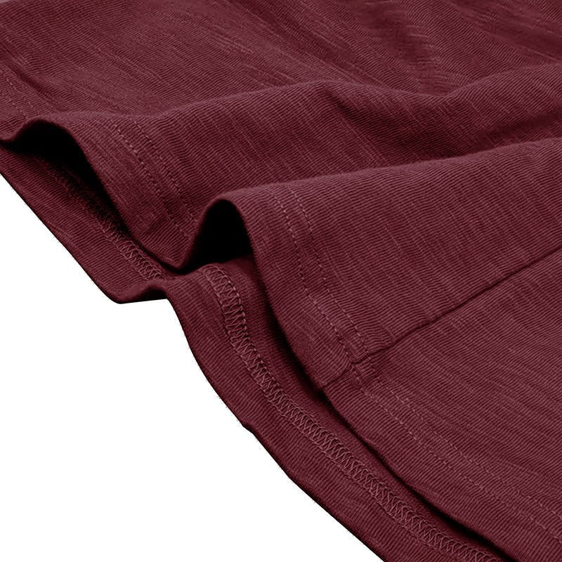 Klassiek henley t-shirt met lange mouwen voor heren