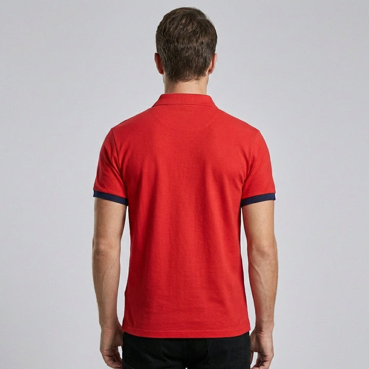 Herenpolo met een stijlvolle, casual look en ademende details