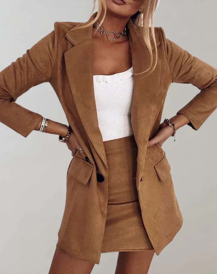 Elegante damesset: jasje en rok