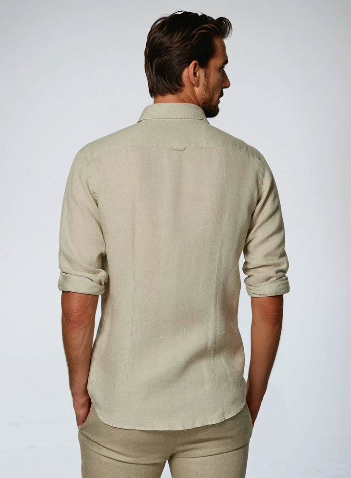 Overhemd met Lange Mouwen en Slim Fit
