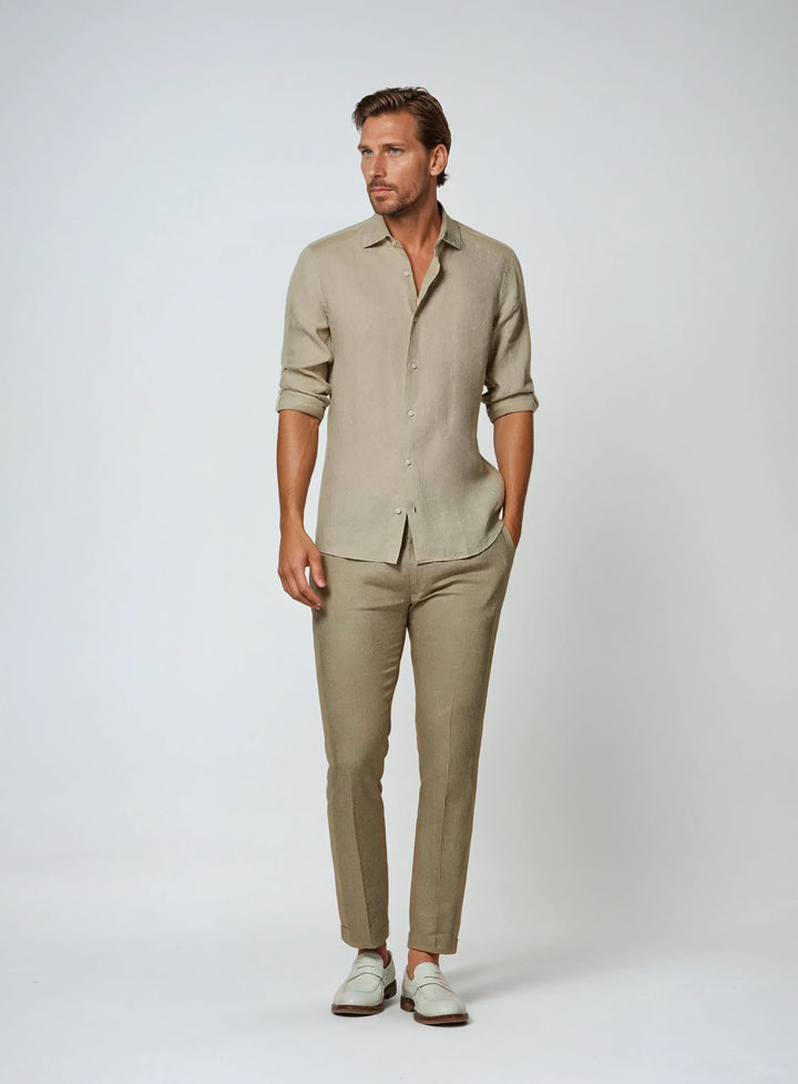 Overhemd met Lange Mouwen en Slim Fit