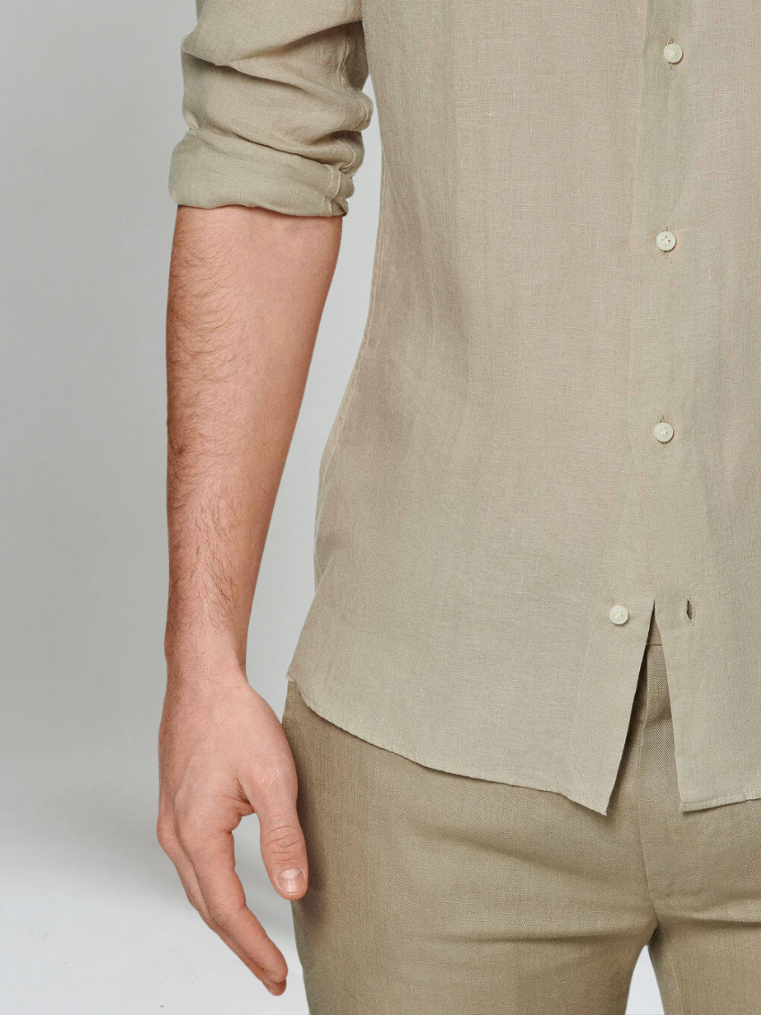 Overhemd met Lange Mouwen en Slim Fit