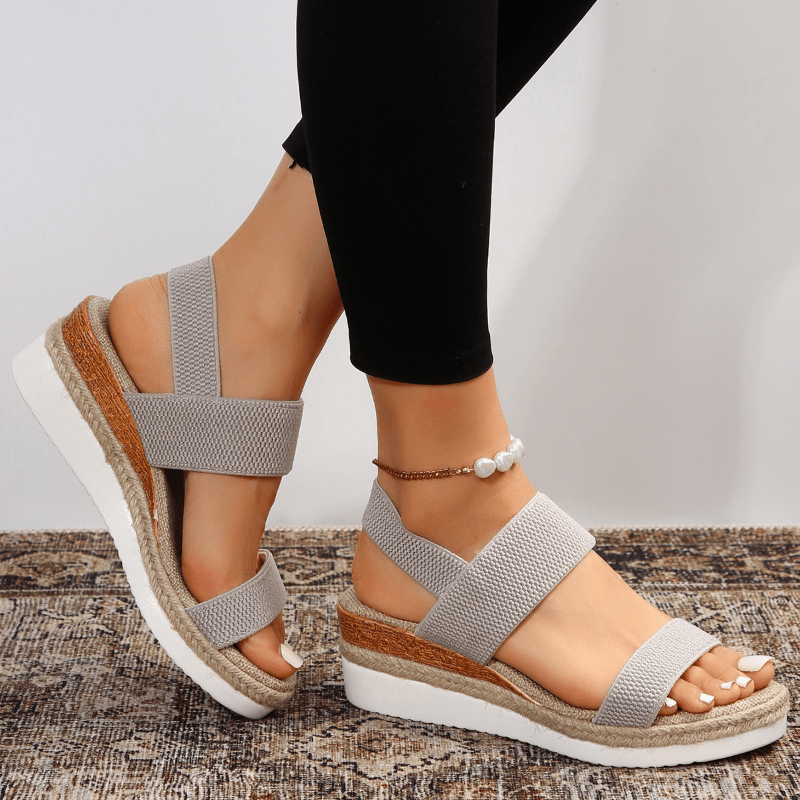 Orthopedische platform sportsandalen voor dames