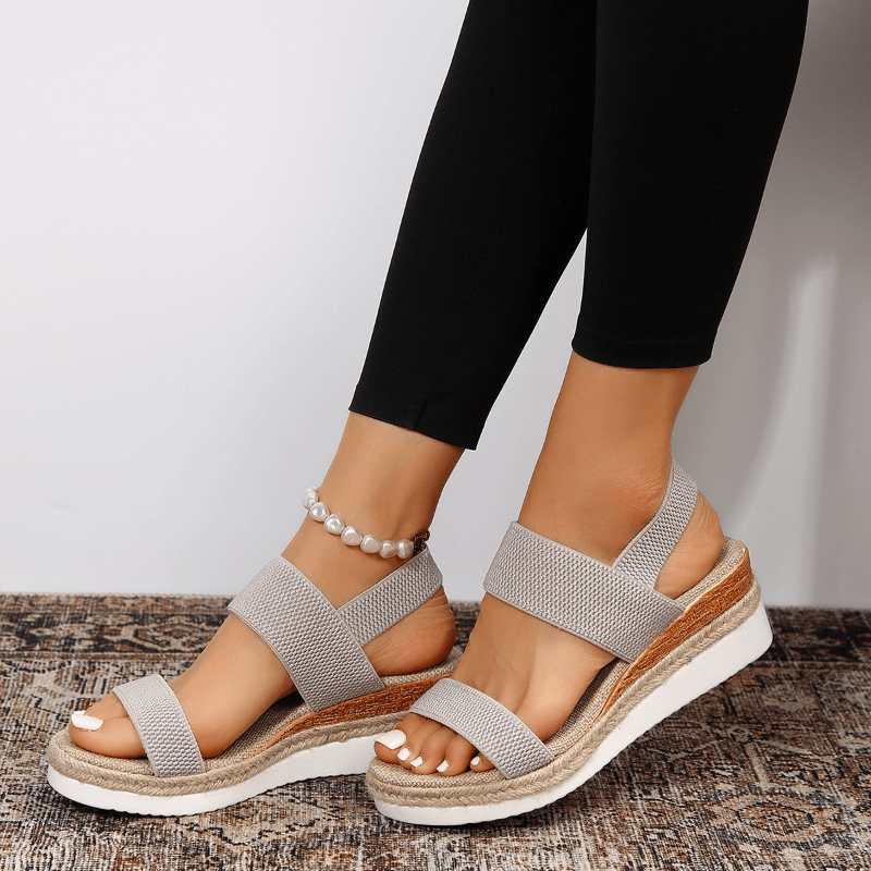 Orthopedische platform sportsandalen voor dames
