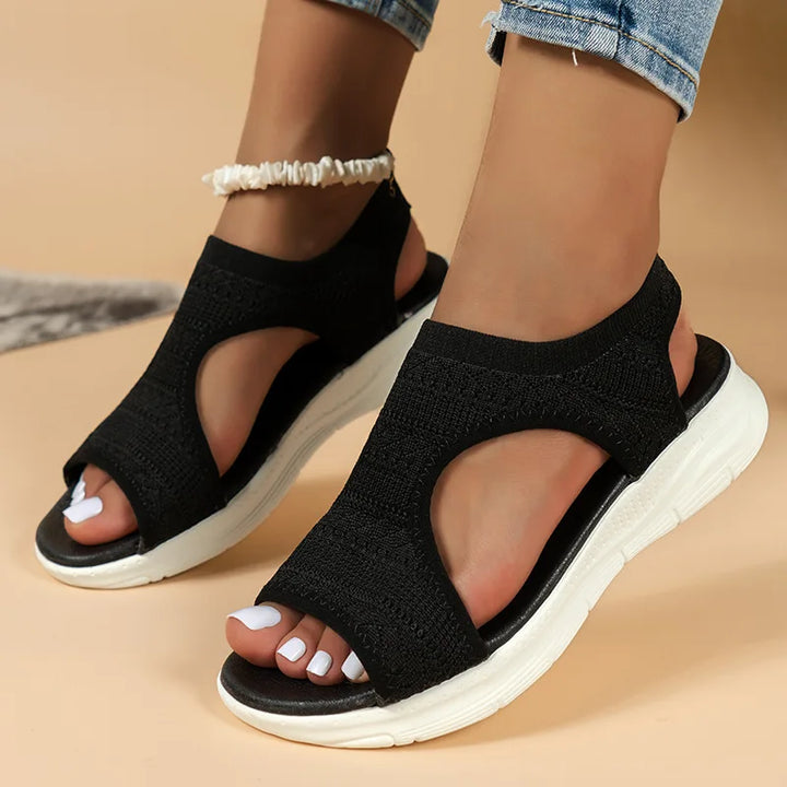 Sportieve platform sandalen voor dames