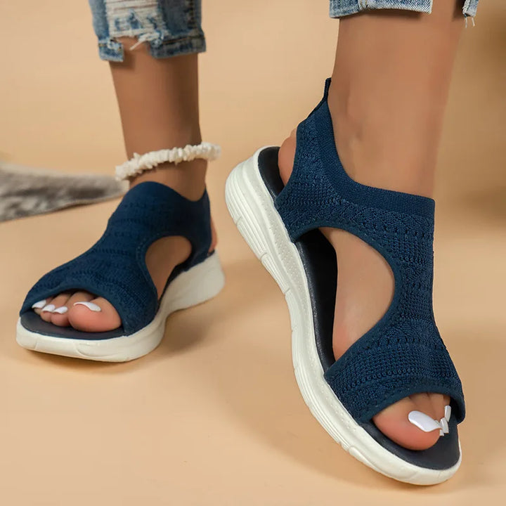 Sportieve platform sandalen voor dames