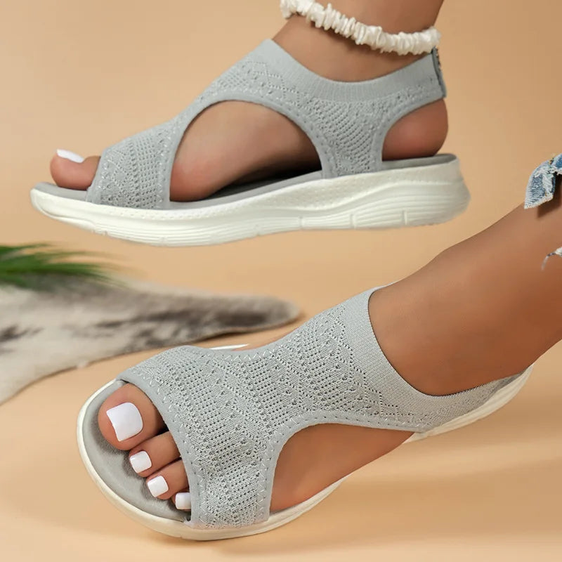 Sportieve platform sandalen voor dames