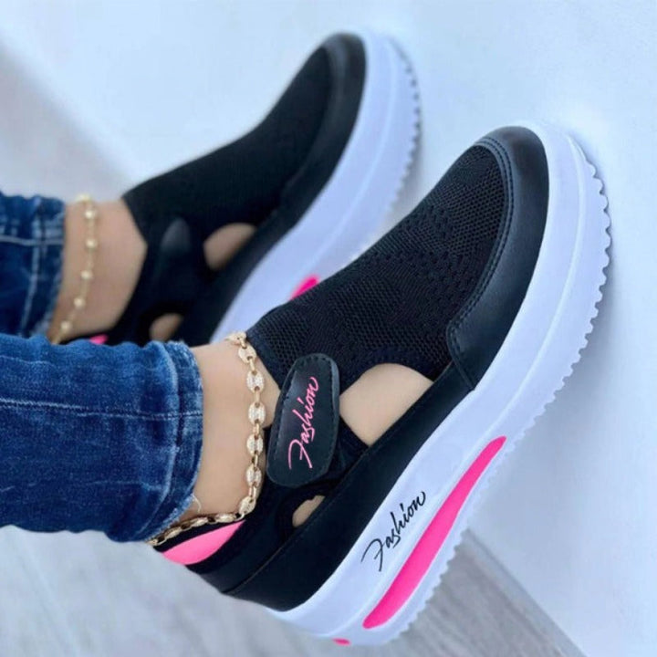 Ademende, dempende orthopedische sneakers voor dames