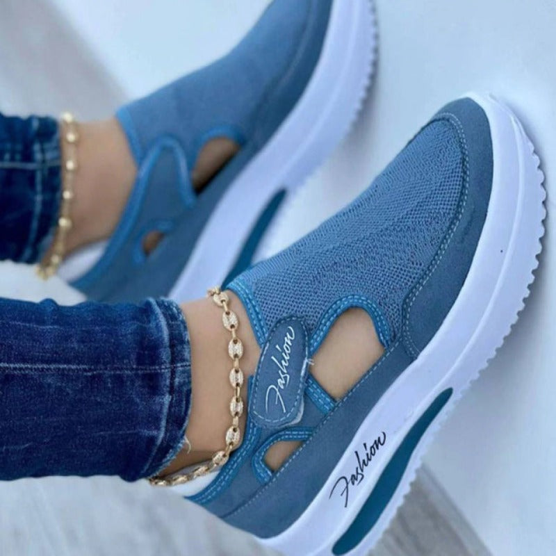 Ademende, dempende orthopedische sneakers voor dames