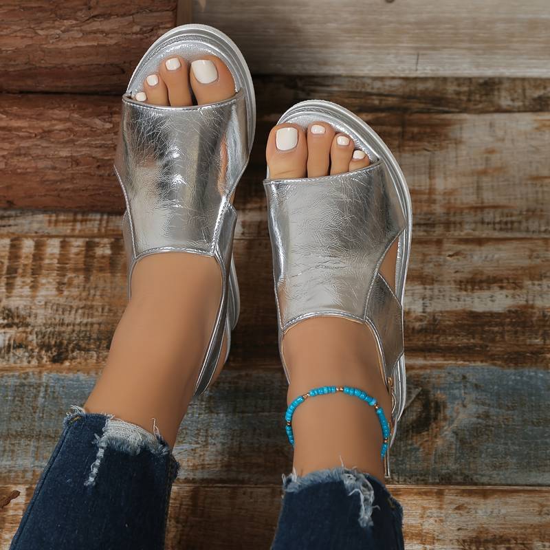 Orthopedische platform sandalen voor dames