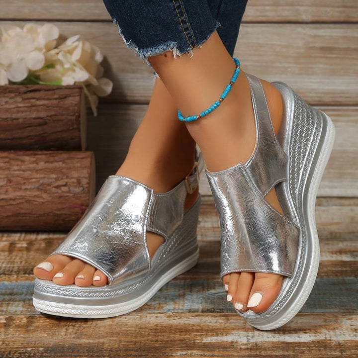Orthopedische platform sandalen voor dames
