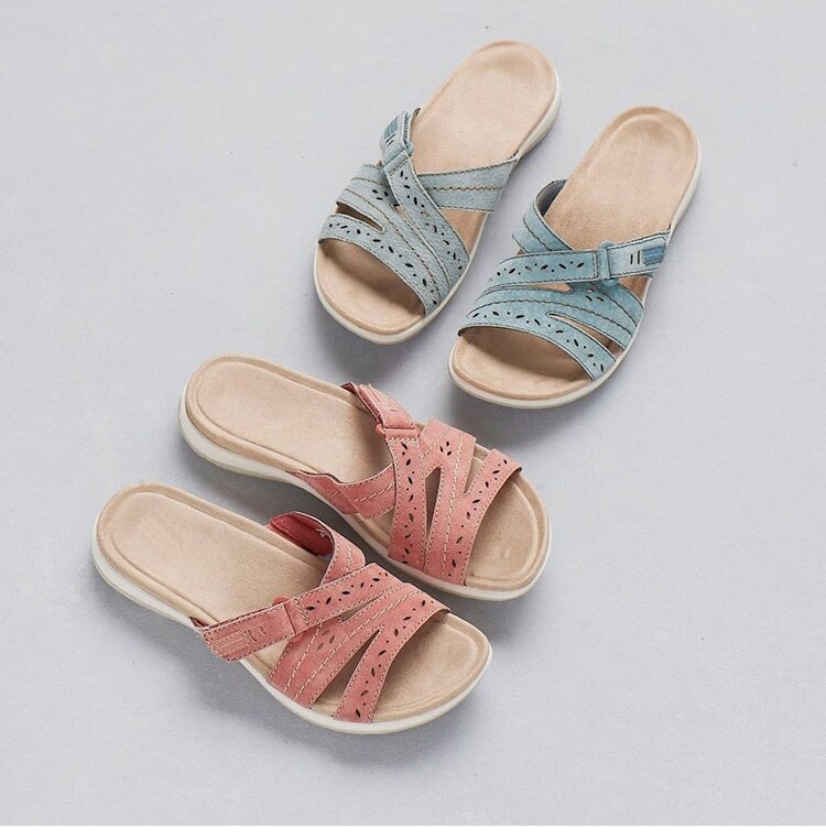 Orthopedische sandalen met bandjes voor dames