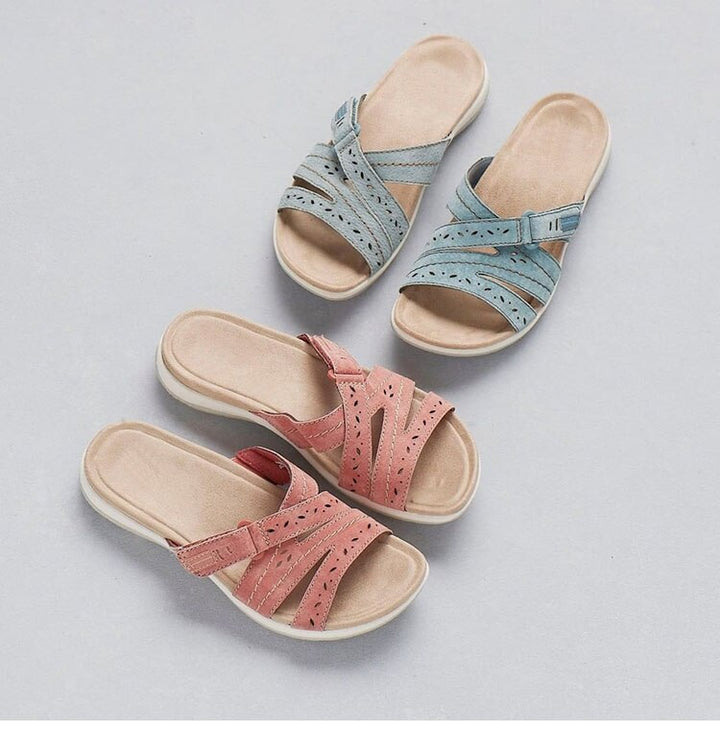 Orthopedische sandalen met bandjes voor dames