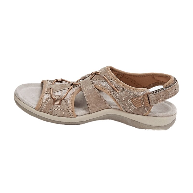 Orthopedische open sandalen voor dames met brede band