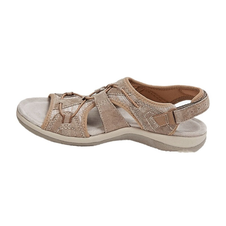 Orthopedische open sandalen voor dames met brede band