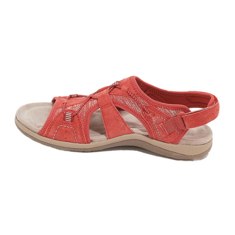Orthopedische open sandalen voor dames met brede band