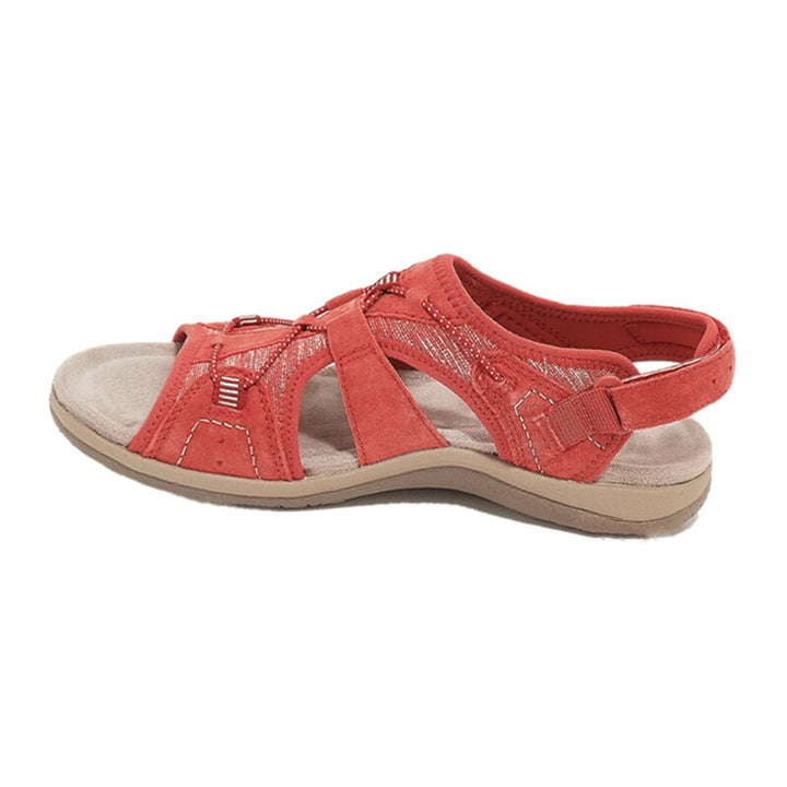 Orthopedische open sandalen voor dames met brede band