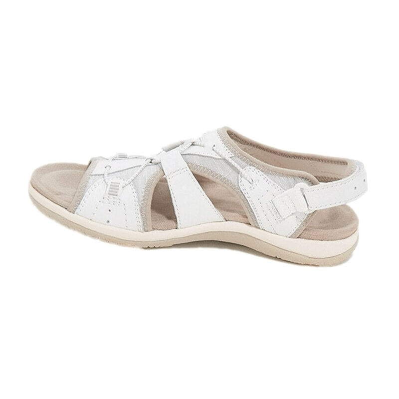 Orthopedische open sandalen voor dames met brede band