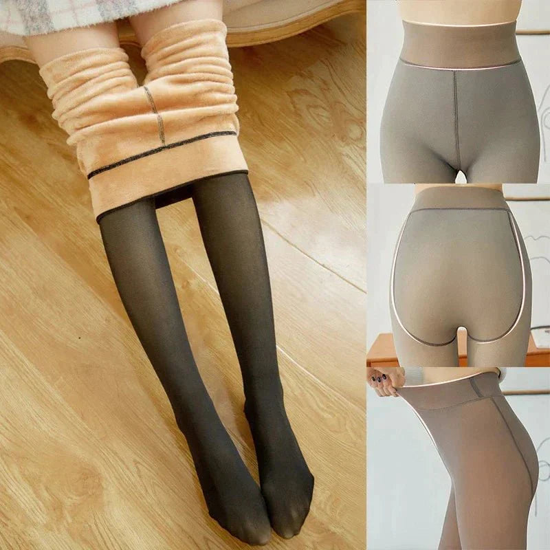Dames winterlegging met hoge taille